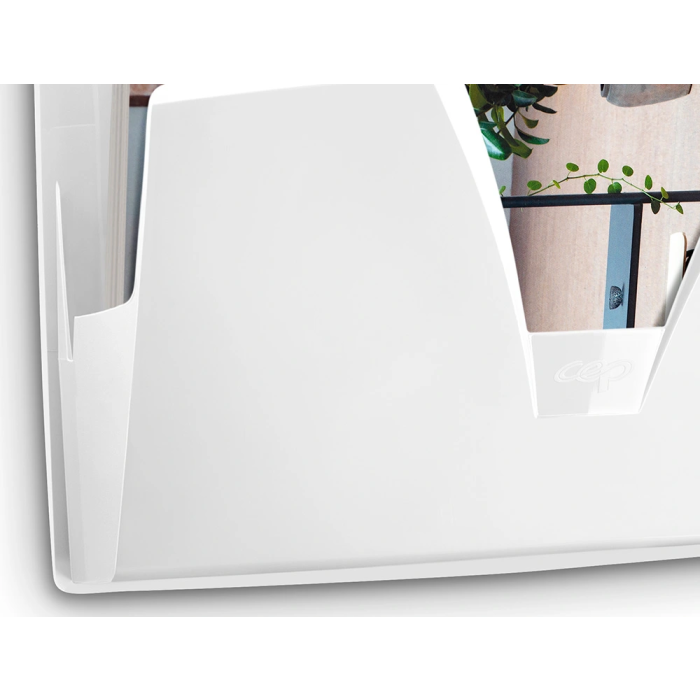 Cep Expositor Mural Antibacteriano Plástico Blanco 361x86x270 mm 2