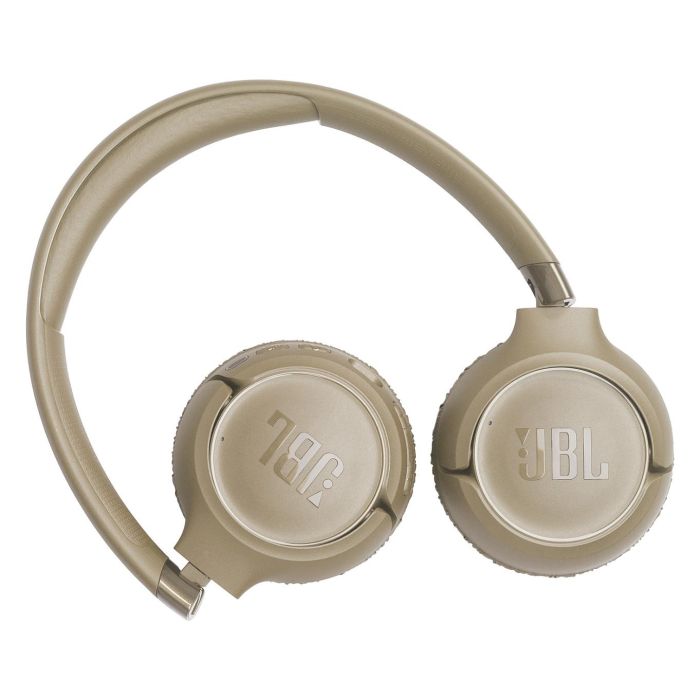 JBL Tune 680NC Auriculares Bluetooth Diadema con Cancelación Activa de Ruido (ANC) - Conectividad Inalámbrica y Alámbrica, 50h Autonomía, Plegables, Color Beige 3