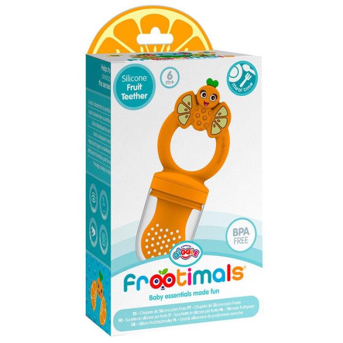 Chupete silicona para fruta Orangiefly Frootimals 1