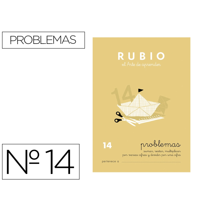 Rubio Cuaderno problemas nº 14 para el desarrollo intelectual del alumno. Complementa y potencia las enseñanzas de los centros educativos. Certificado FSC. 0 Rubio Cuaderno problemas nº 14 para el desarrollo intelectual del alumno. Complementa y potencia las enseñanzas de los centros educativos. Certificado FSC. 0