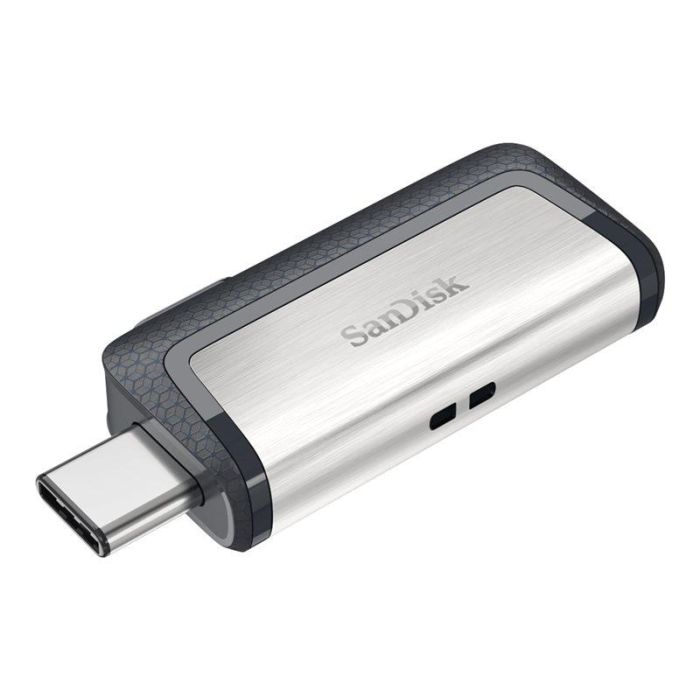 SanDisk - Unidad Flash USB 3.1 Ultra Dual Drive, 256 GB, USB Tipo C y USB-A, USB On-The-Go (OTG), Sandisk Memory Zone