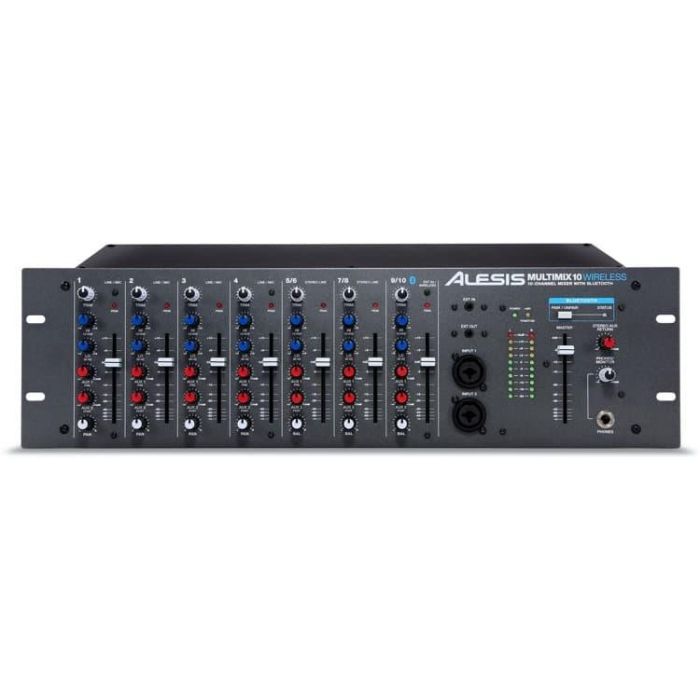 Alesis Mezclador de 10 canales MMA10 para montaje en rack con Bluetooth inalámbrico