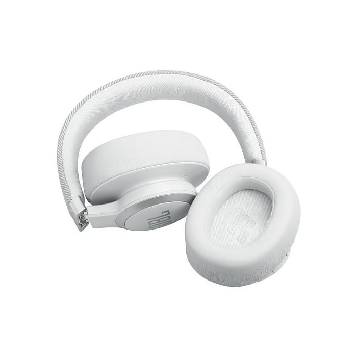 JBL LIVE 770 NC Auriculares Diadema Inalámbricos con Cancelación Activa de Ruido (ANC), Bluetooth 5.3, Autonomía 50h, Blanco