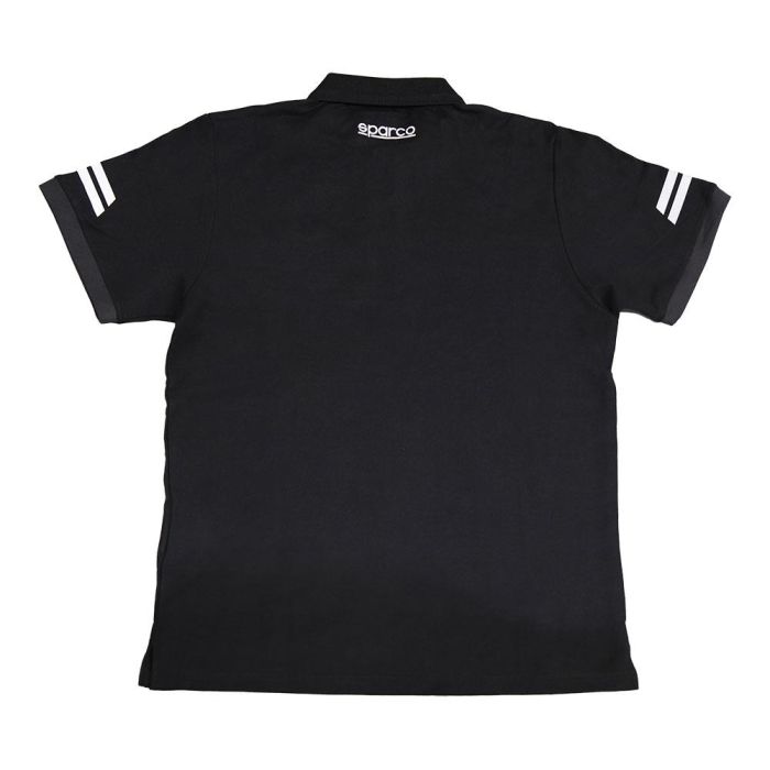 Sparco Polo Técnico con Zonas Reflectantes, Hombros Reforzados, Negro - Talla L 1 Sparco Polo Técnico con Zonas Reflectantes, Hombros Reforzados, Negro - Talla L 1