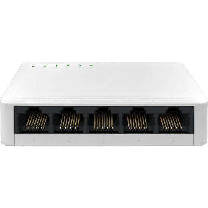 eSTUFF Switch Nano Gigabit de 5 Puertos No Gestionado, Plug & Play, Diseño Compacto para Red de Oficina y Hogar eSTUFF Switch Nano Gigabit de 5 Puertos No Gestionado, Plug & Play, Diseño Compacto para Red de Oficina y Hogar