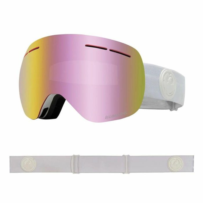 Gafas de Esquí Snowboard Dragon Alliance X1s Blanco Rosa 7 Gafas de Esquí Snowboard Dragon Alliance X1s Blanco Rosa 7