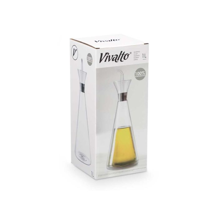 Aceitera Conica 1000Ml Vivalto 11X32CM (12 Unidades) 1 Aceitera Conica 1000Ml Vivalto 11X32CM (12 Unidades) 1