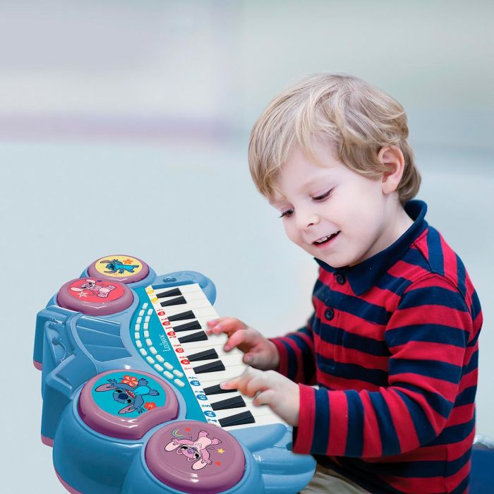 Lexibook Teclado Electrónico C/Micro Stitch K707D con Efectos de Luz y Melodías Demo 4 Lexibook Teclado Electrónico C/Micro Stitch K707D con Efectos de Luz y Melodías Demo 4