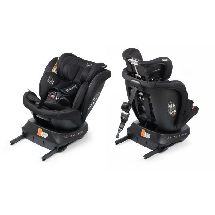 Babyauto BAB8435593703359 Silla de coche Rodia Grupo 0/1/2/3 I-Size Plus Isofix Giratoria Reclinable Reductor Negro 5