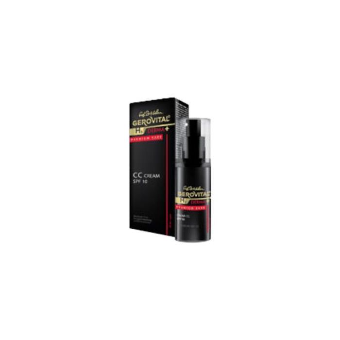 Gerovital H3 (Dra. Ana Aslan) Crema CC Multiusos con SPF10, Tonalidad Media para Todos los Tipos de Piel, Hidratante y Anti-Edad 30ml