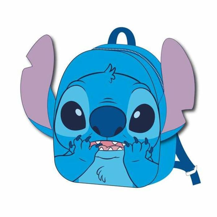 Mochila guarderia de peluche stitch 18.0 x 22.0 x 8.0 cm