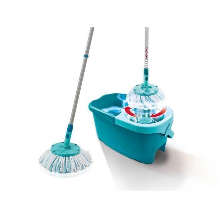 Leifheit 52101 Set Clean Twist Disc Mop Ergo | Fregona Micro Duo con Cubo, Sistema de Escurrido Giratorio y Mango Telescópico 0 Leifheit 52101 Set Clean Twist Disc Mop Ergo | Fregona Micro Duo con Cubo, Sistema de Escurrido Giratorio y Mango Telescópico 0