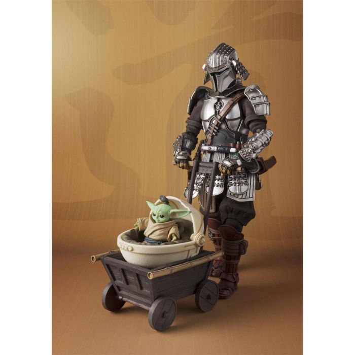 Tamashii Nations Figura The Mandalorian Star Wars MEISHO MOVIE REALIZATION con Grogu, armadura Beskar y accesorios 3 Tamashii Nations Figura The Mandalorian Star Wars MEISHO MOVIE REALIZATION con Grogu, armadura Beskar y accesorios 3