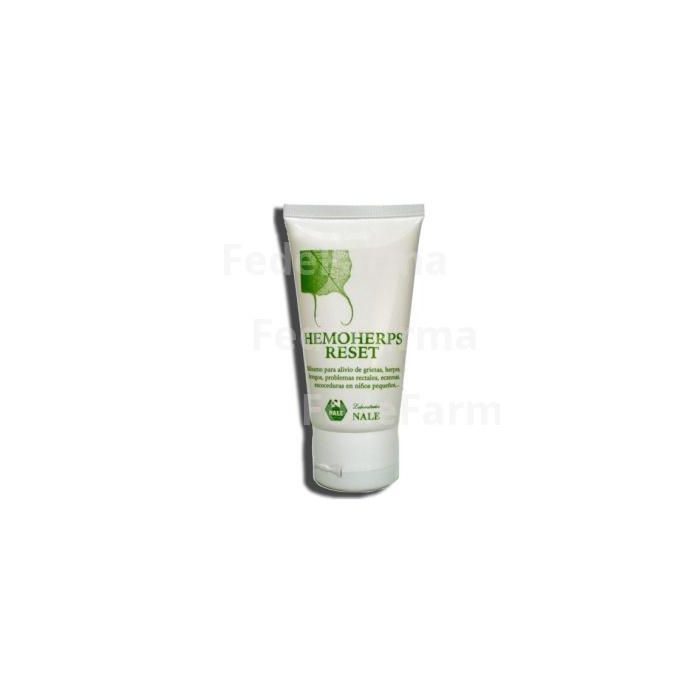 NALE Hemoherps Reset Crema 50ml para Herpes, Fisuras, Escoceduras, Regeneradora y Cicatrizante