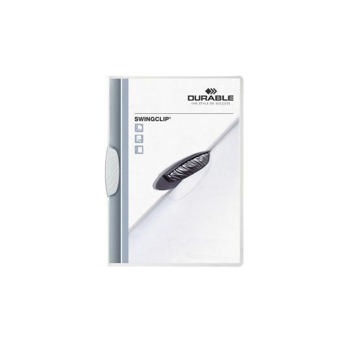 Dosier Clip Swingclip Pp A4 2260 Pinza Plastico Pivot.Opaco 30H Blanco (Set de 25)