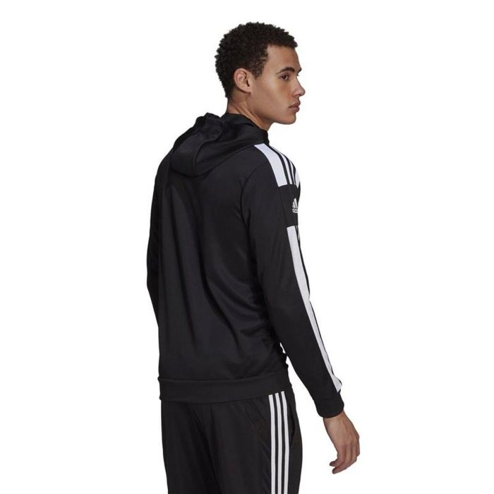 Sudadera con Capucha Hombre Adidas Sq21 Hood Negro XS 5