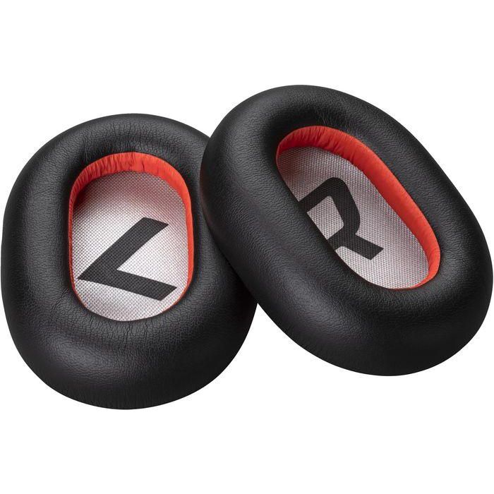 Poly Voyager 8200 Black Leatherette Ear Cushions (2 Pieces) Poly Voyager 8200 Black Leatherette Ear Cushions (2 Pieces)
