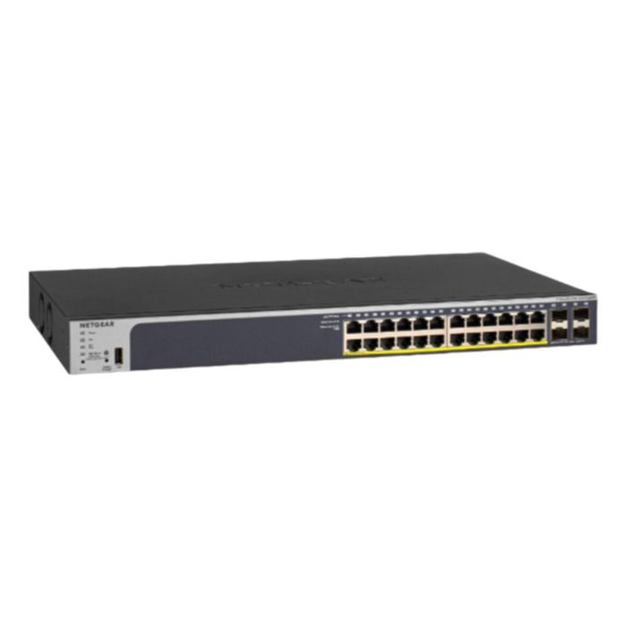 Netgear GS728TP Switch Gigabit 24 Puertos PoE+ y 4 SFP con 190W PoE 1