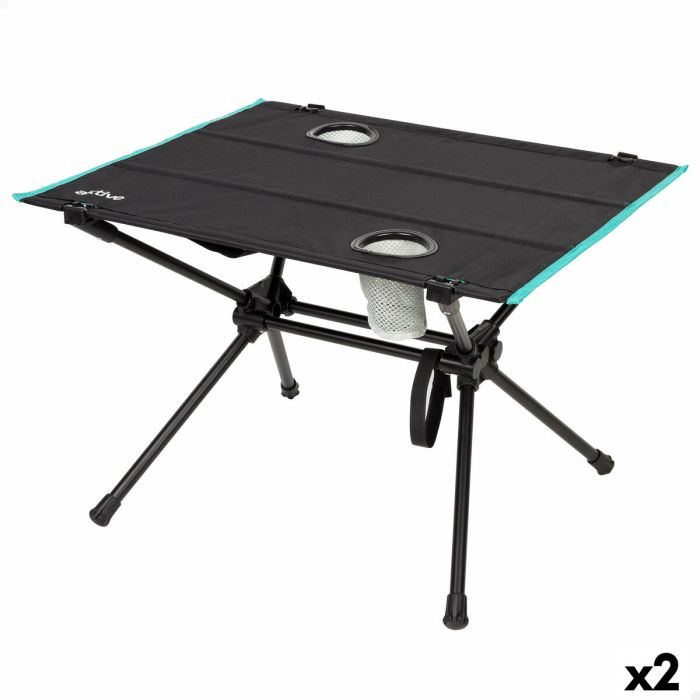Mesa Plegable Aktive 63 X 42 X 56 CM (2 Unidades) 0 Mesa Plegable Aktive 63 X 42 X 56 CM (2 Unidades) 0