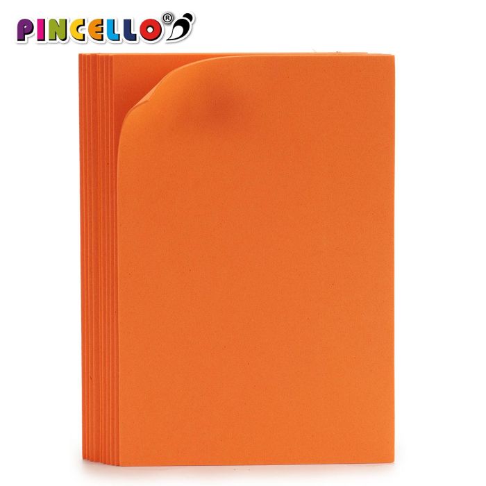 10 Láminas Goma Eva Naranja 20x30 cm - Pincello (24 Unidades) 2 10 Láminas Goma Eva Naranja 20x30 cm - Pincello (24 Unidades) 2