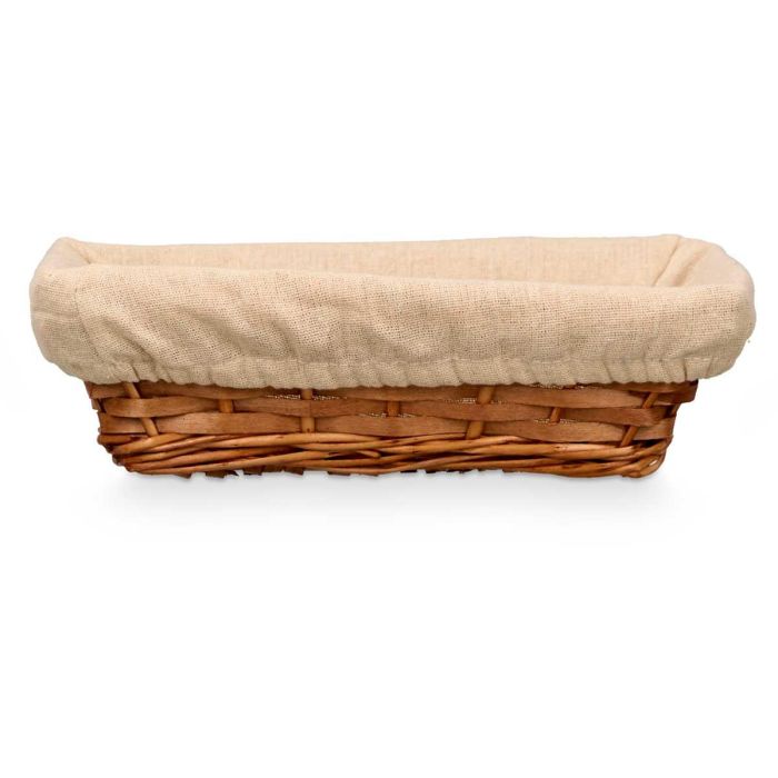 Cesta Rectangular Mimbre Madera Kipit 28X8CM (36 Unidades) 2 Cesta Rectangular Mimbre Madera Kipit 28X8CM (36 Unidades) 2