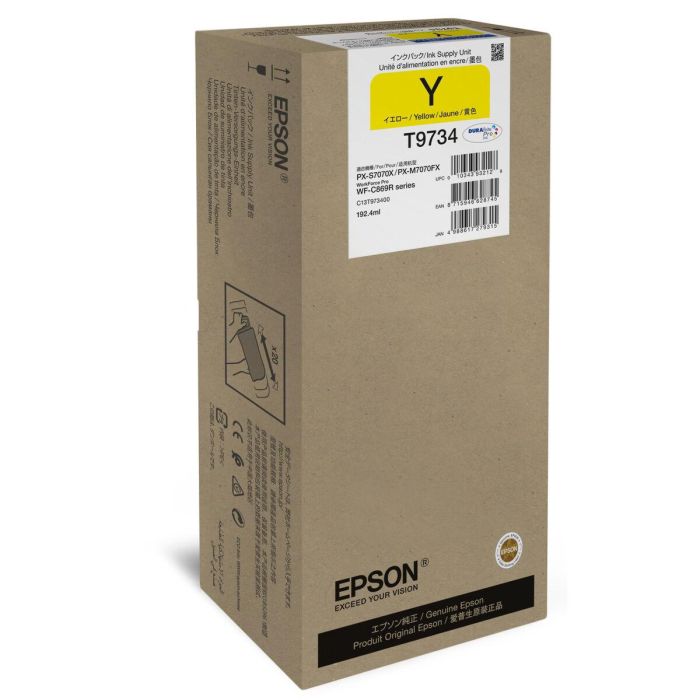 Tóner Epson C13T97340N Amarillo (1 unidad)