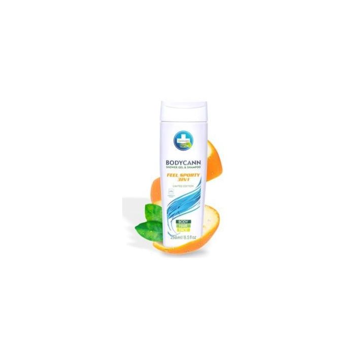 Bodycann Feel Sporty 3 En 1 Gel Champu Cañamo 250 Ml Vegan Bodycann Feel Sporty 3 En 1 Gel Champu Cañamo 250 Ml Vegan