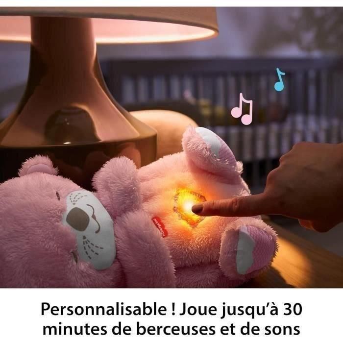 Fisher-Price JLJ33 Nutria Abrazos Buenas Noches - Peluche y luz de noche - Rosa 2