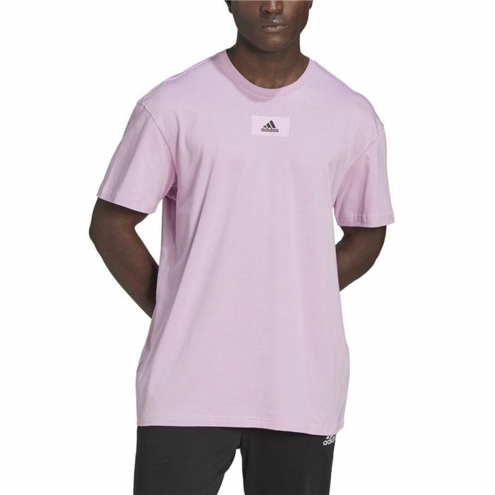 Camiseta de Manga Corta Hombre Adidas Essentials Feelvivid Drop Lavanda S 5