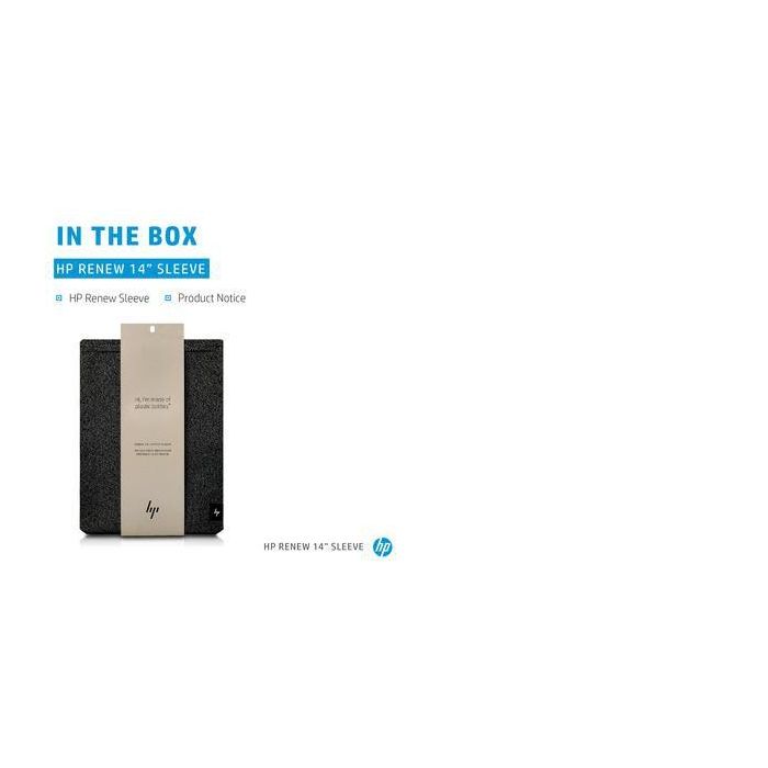 HP Renew Funda para Portátil de 14 Pulgadas - Fabricada con Botellas de Plástico Recicladas para un Estilo Sostenible y Protección Elegante 5 HP Renew Funda para Portátil de 14 Pulgadas - Fabricada con Botellas de Plástico Recicladas para un Estilo Sostenible y Protección Elegante 5