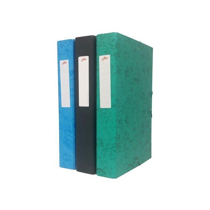 Carpeta De Proyectos Olef Carton Forrado Fº Gomas 70 Mm Azul