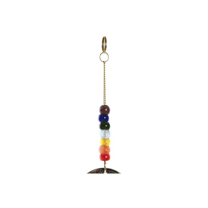 Decoracion Colgante Indio DKD Home Decor Dorado Multicolor 2 x 32 x 6 cm (6 Unidades) 2 Decoracion Colgante Indio DKD Home Decor Dorado Multicolor 2 x 32 x 6 cm (6 Unidades) 2