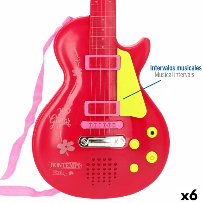Guitarra Infantil Bontempi 20 x 56 x 4 cm (6 Unidades) 15 Guitarra Infantil Bontempi 20 x 56 x 4 cm (6 Unidades) 15