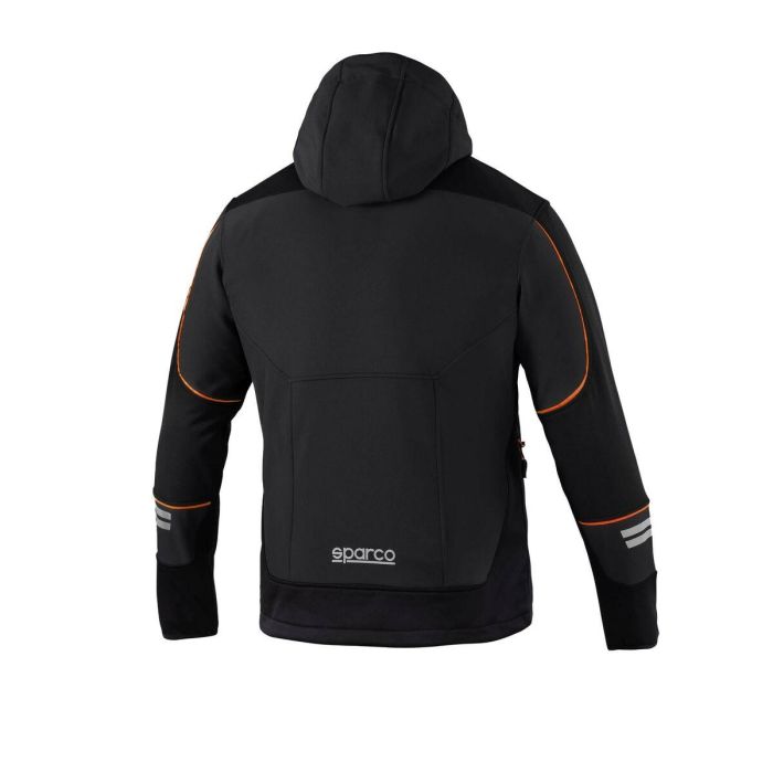 Chaqueta Cortavientos Sparco TECH SOFT-SHELL Negro Naranja L 1 Chaqueta Cortavientos Sparco TECH SOFT-SHELL Negro Naranja L 1