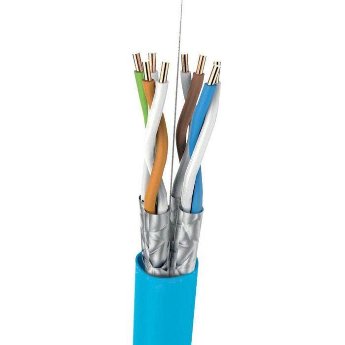 LOGON PREMIUM LCP6UFTP5CCA Cable de Red Ethernet Blindado U/FTP Cat6 Certificado CPR Cca LSZH Cobre Sólido Tambor 500m