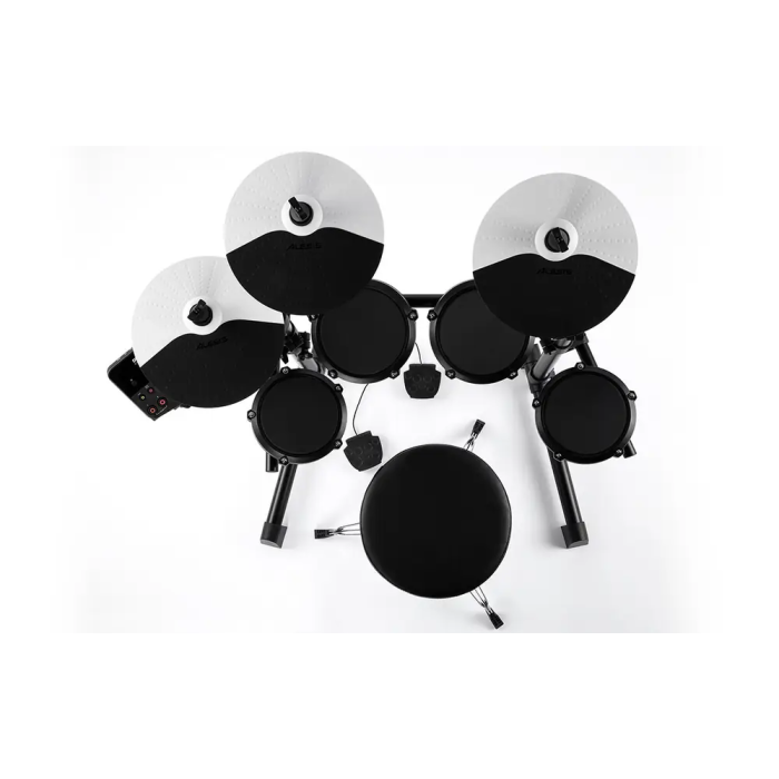 Alesis Debut Kit Batería Electrónica con Pads de Malla y Módulo DM-Lite Incluye Sillín, Baquetas y Auriculares 1