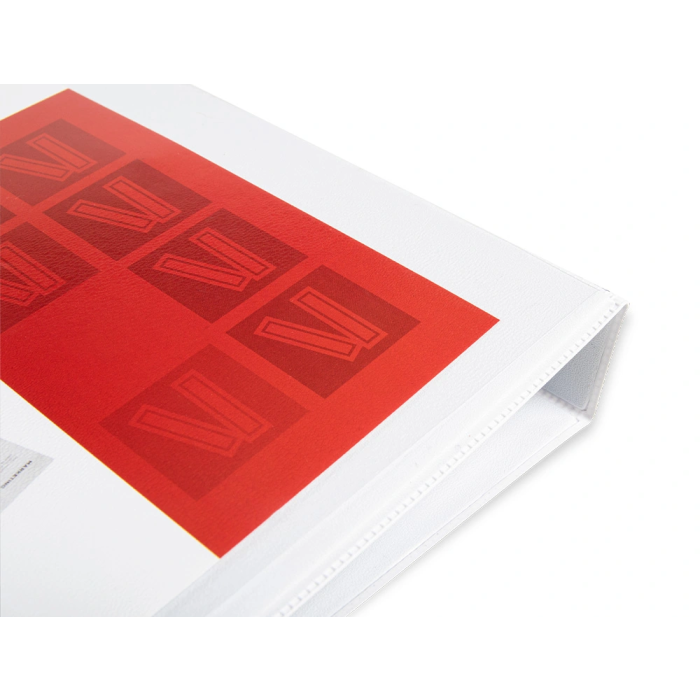 Liderpapel Carpeta Canguro 2 Anillas Mixtas 55mm A4 Plástico Blanco 10