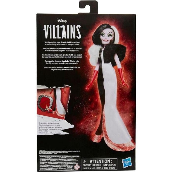 Muñeca Cruella de Vil Villanas Disney 28cm 2