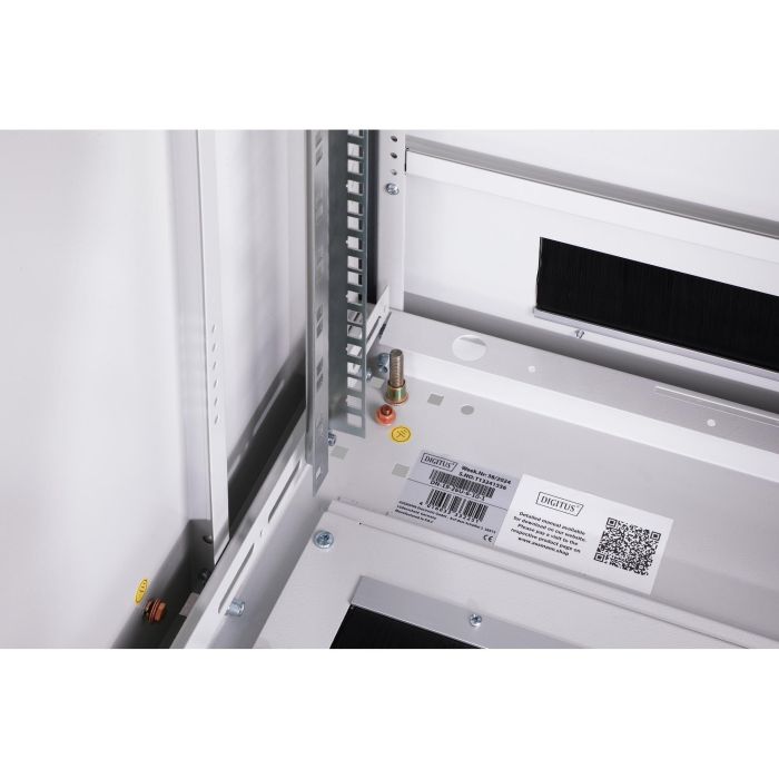 DIGITUS Netzwerkschrank Unique 26HE 1342x600x1000mm grau (Speditionsversand) 8