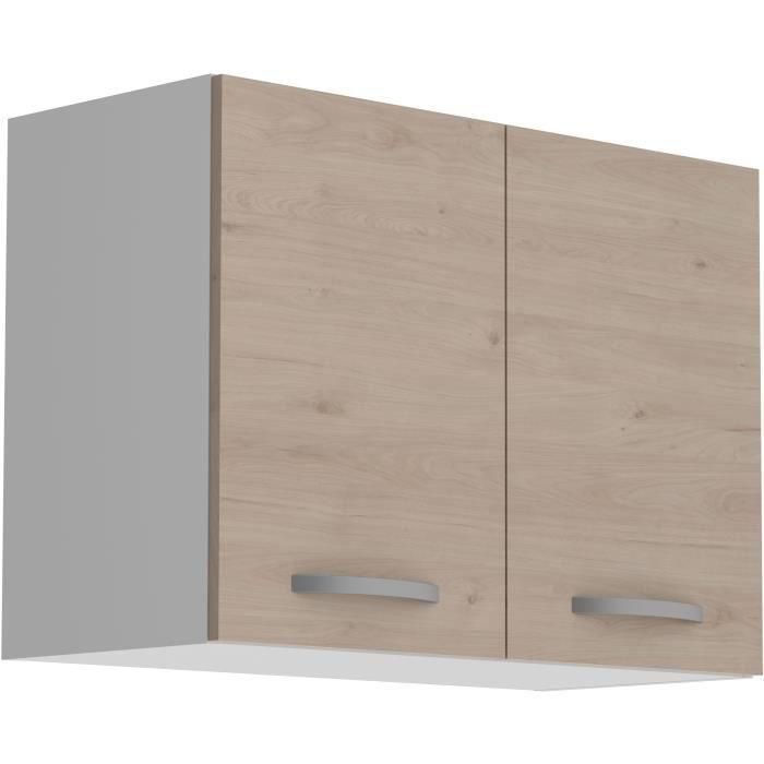 Oslo High Gabinet 2 puertas - Decoración Chene Jackson - L 80 x D 36 x H 58 cm Oslo High Gabinet 2 puertas - Decoración Chene Jackson - L 80 x D 36 x H 58 cm