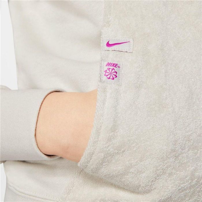 Sudadera sin Capucha Niña Nike Heritage Beige 4 Sudadera sin Capucha Niña Nike Heritage Beige 4