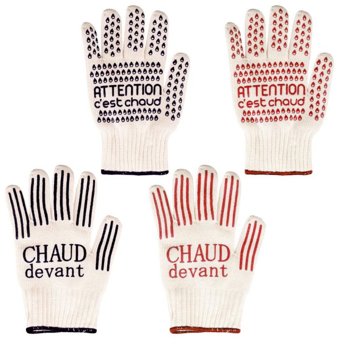 Cook Concept Guante Resistente Al Calor con Silicona Antideslizante, hasta 250 grados, Talla Única, se adapta a ambas manos, 17x1,7 cm; h.27cm 2