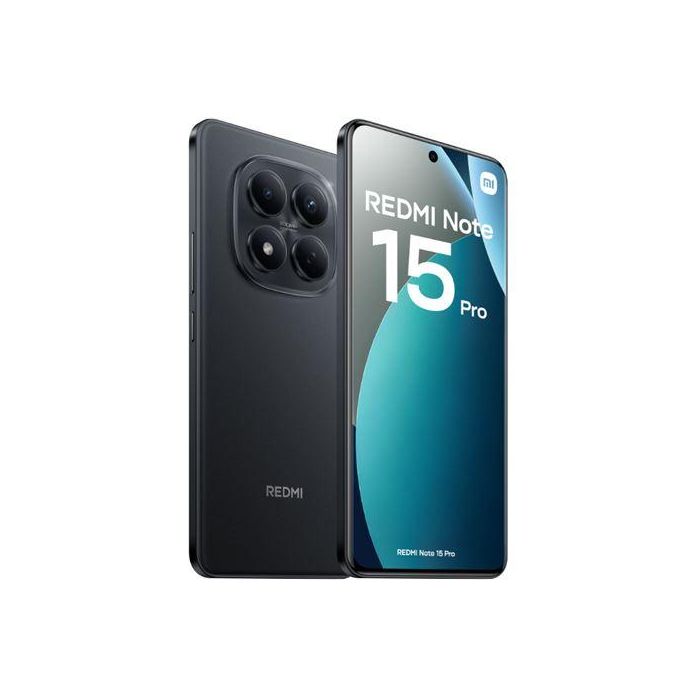 Xiaomi Redmi Note 15 Pro Smartphone 8GB/256GB Negro 6.77" Pantalla AMOLED 200MP 6500mAh 3