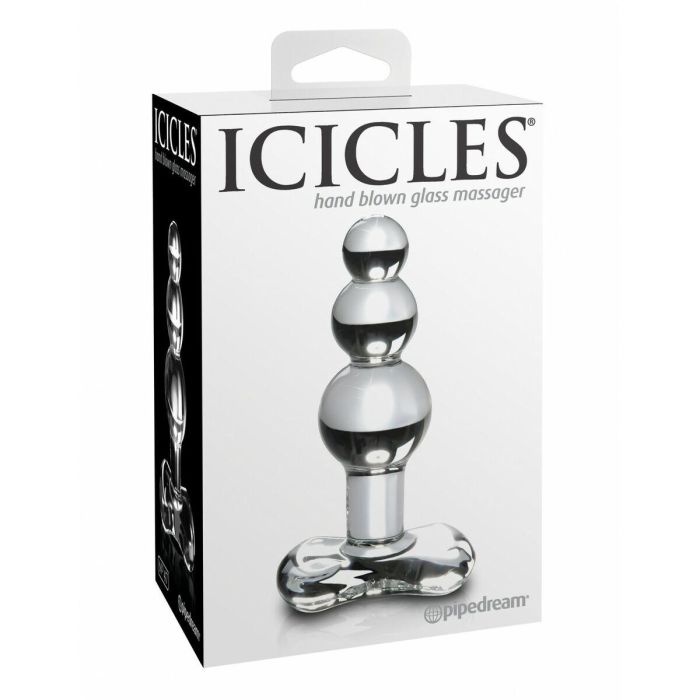Plug Anal Pipedream Icicles Transparente 4 Plug Anal Pipedream Icicles Transparente 4
