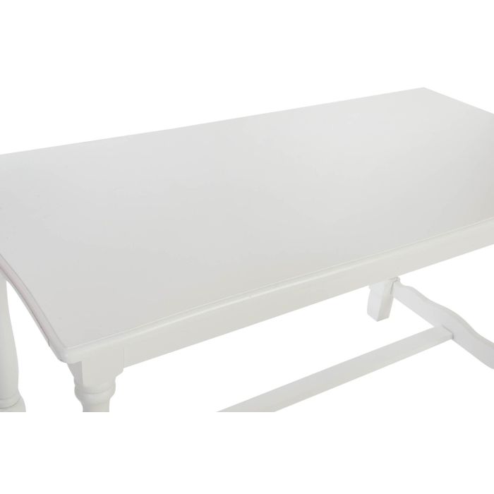 DKD Home Decor Mesa Comedor Menorca Tradicional Romantico Blanco 180 x 90 x 80 cm 1