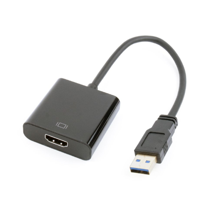 Gembird A-USB3-HDMI-02 Adaptador gráfico USB 1920 x 1080 Pixeles Negro Gembird A-USB3-HDMI-02 Adaptador gráfico USB 1920 x 1080 Pixeles Negro