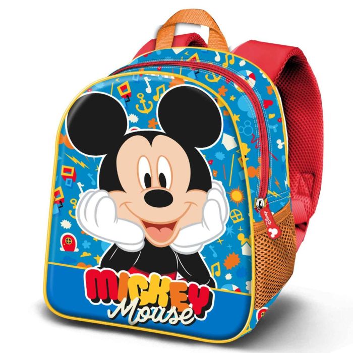 Mochila 3D Elite Glad Disney Mickey Mouse Azul