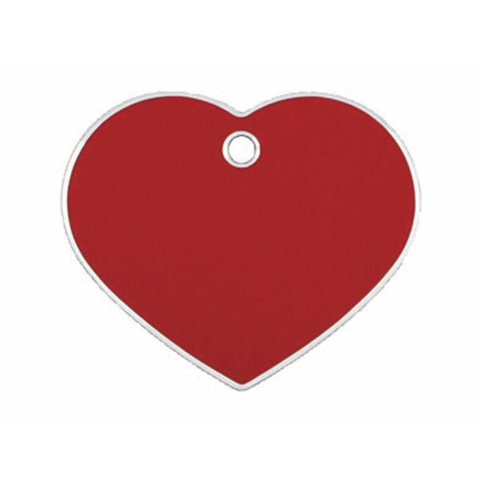 Placa identificativa Imarc Heart Rojo