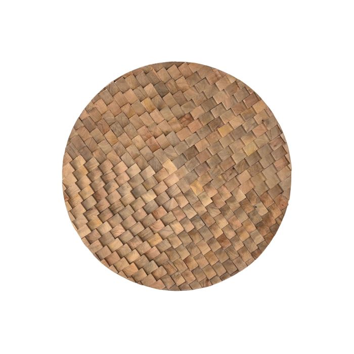 DKD Home Decor Decoración de Pared Moderna Natural de Madera de Mango y MDF 90x90x4 cm DKD Home Decor Decoración de Pared Moderna Natural de Madera de Mango y MDF 90x90x4 cm