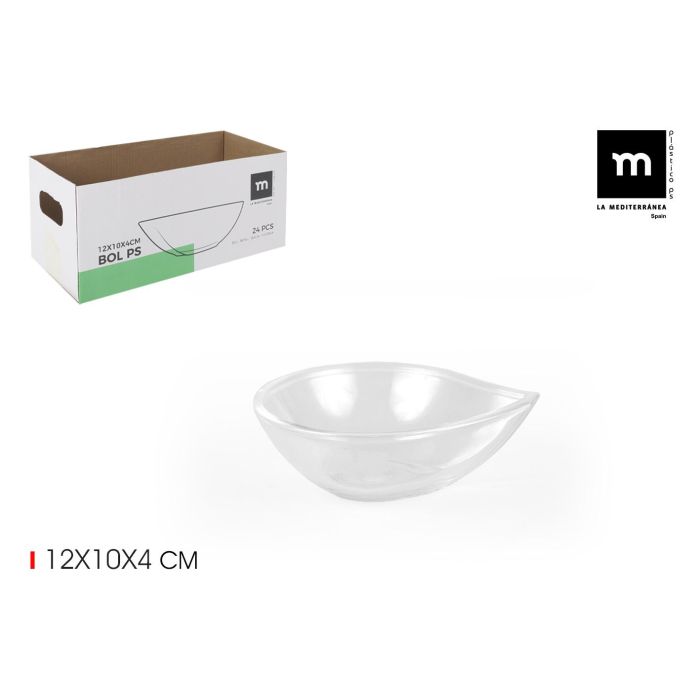 La Mediterranea Bol 12 cm x 10 cm x 4 cm Ps (24 Unidades) La Mediterranea Bol 12 cm x 10 cm x 4 cm Ps (24 Unidades)